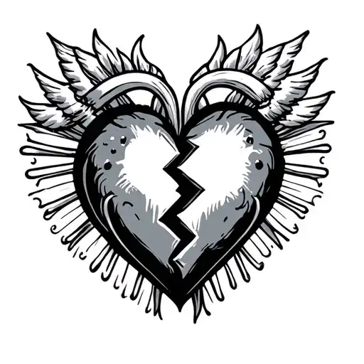 Nurse Symbolizing Healing Broken Heart