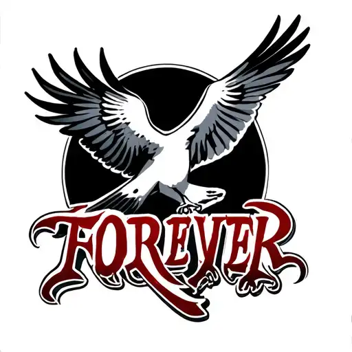 Forever 32 The Word Ray With A Dove Carrying