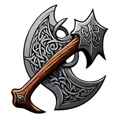 Celtic Viking Axe
