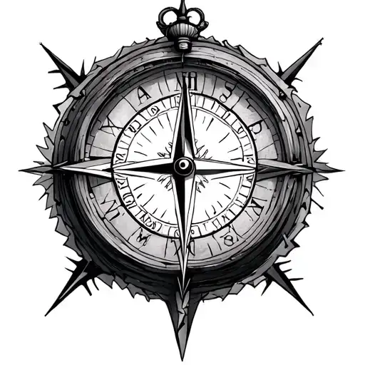 Half Compass Half Clock