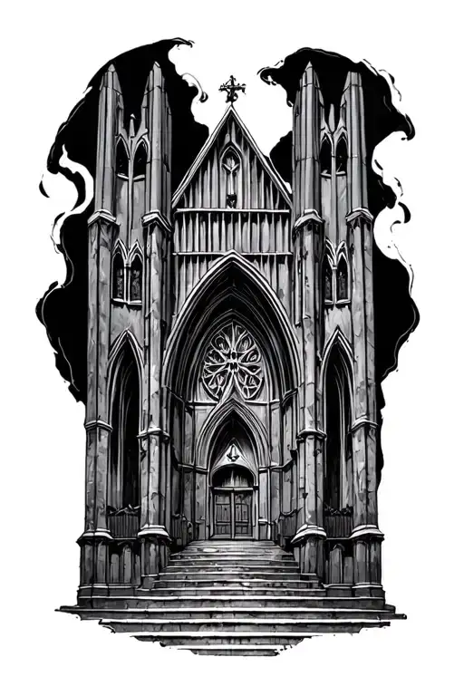 Church Cathedral Scene Scary