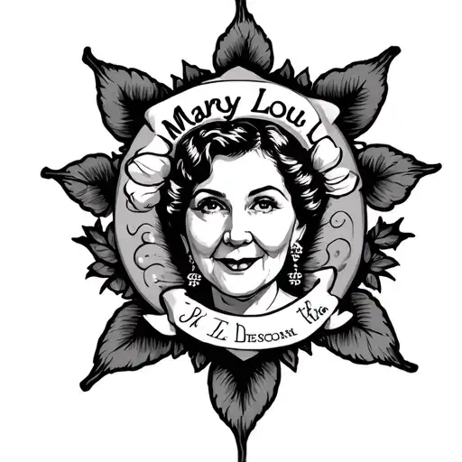 Something With Text For My Grandma Who's Name Is Mary Lou