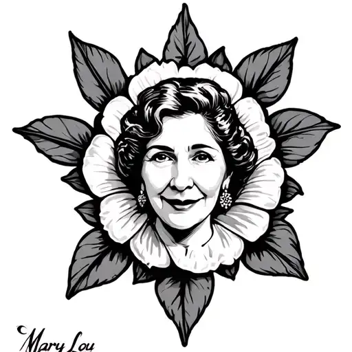 Something With Only Text For My Grandma Who's Name Is Mary Lou