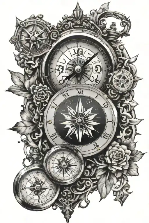 Clock And Compass