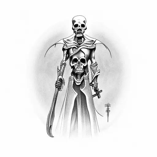 Grim Reaper With Cyth