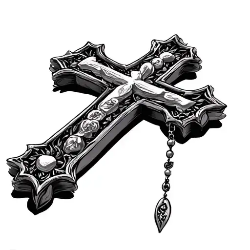 Rosary Cross