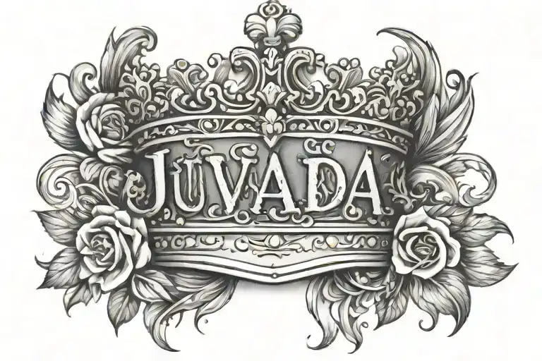 The Name Juvada With A Crown