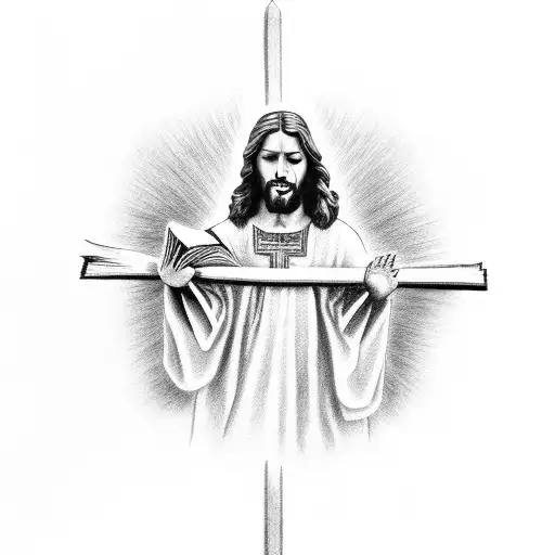 Jesus Holding The Word Believe