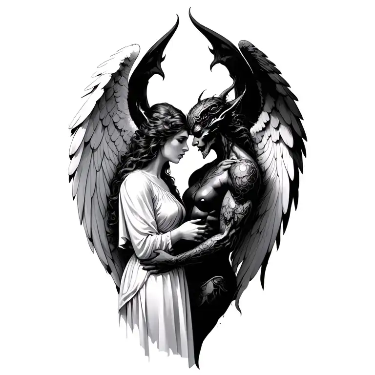Angel And Demon Forbidden Love