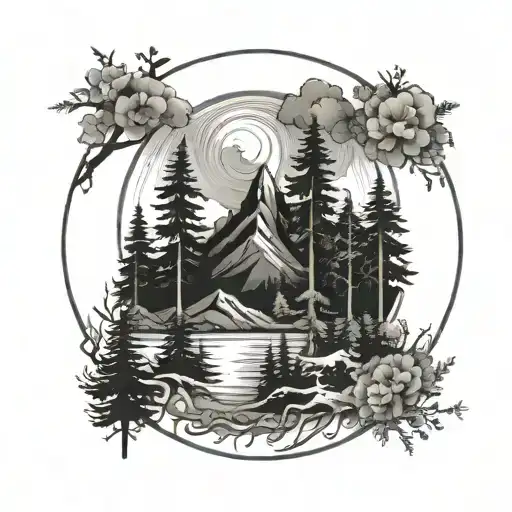 Forest Beach Mountain Circular