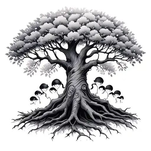 Family Tree For Family Of 8 And Growing