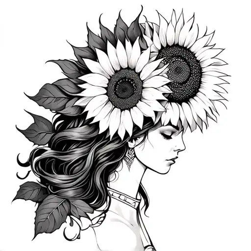 Sunflower Warrior Woman