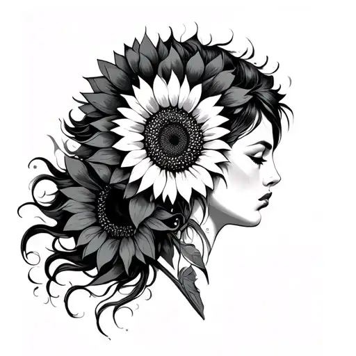Sunflower Warrior Woman