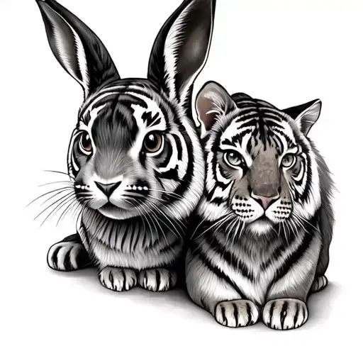 Tiger And Rabbit