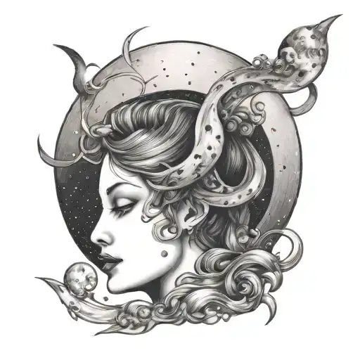 Celestial Women In Moon
