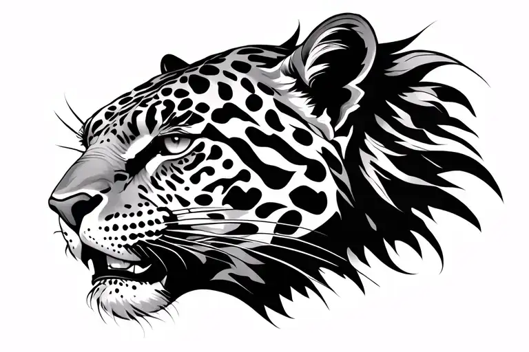 My Side Of My Face Jaguar Warrior