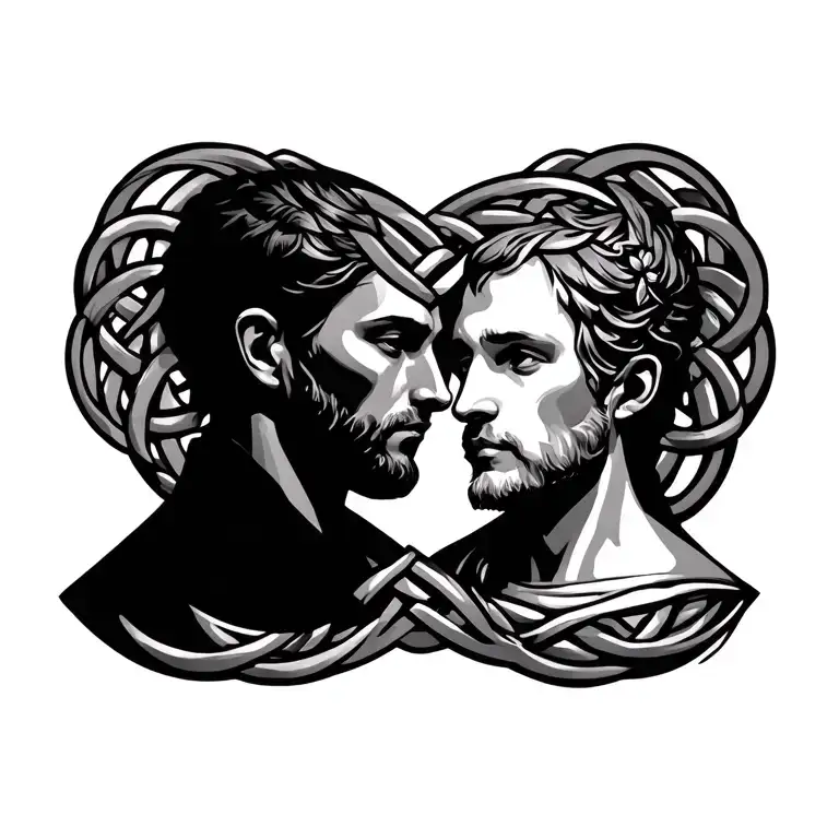 Father Son Celtic Knot