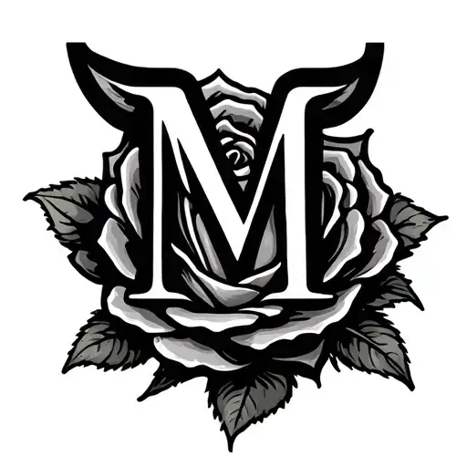 Rose Include Initial M Letter