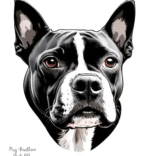 My Dog English Bulterrier With Birthdate Incorporated