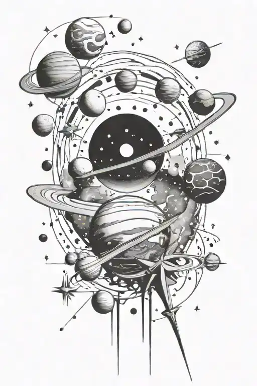 Space Stars And Planets