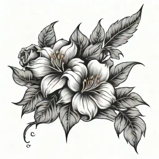 Depression And Flowers Growing