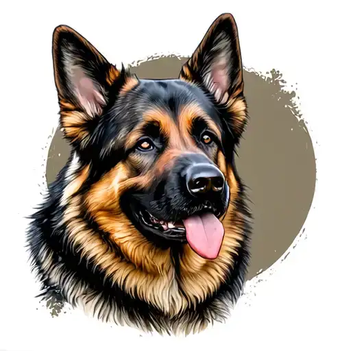 German Shepard Military