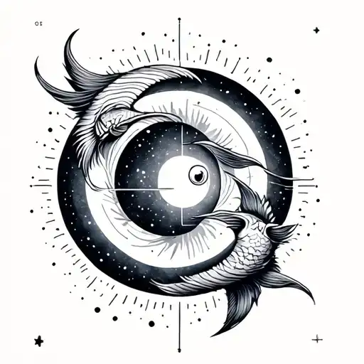Pisces Aries Taurus Celestial Themed
