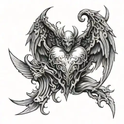 Heart Demon Wings