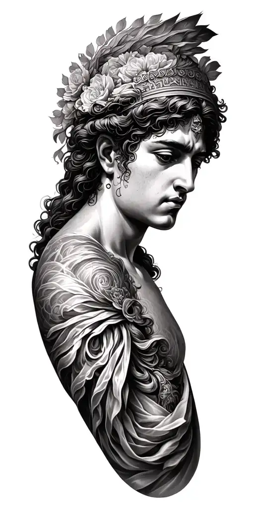 Greek Mythology Full Sleeve Mixed Design