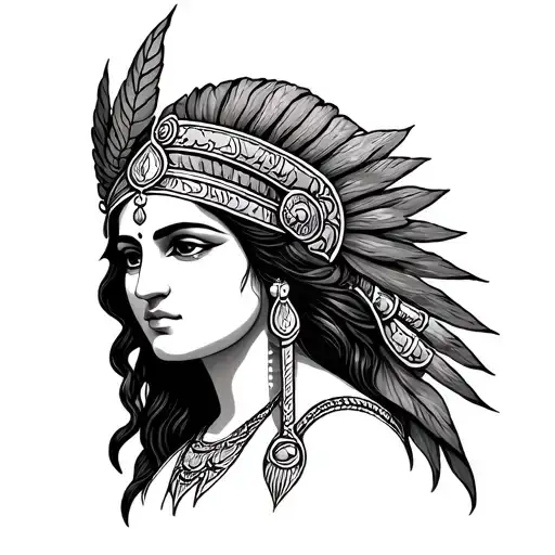 Hindu Goddess Athena