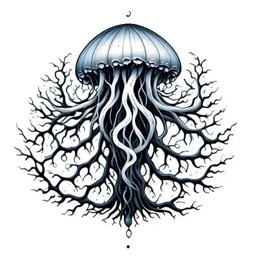 Tree Of Life In The Form Of A Jellyfish