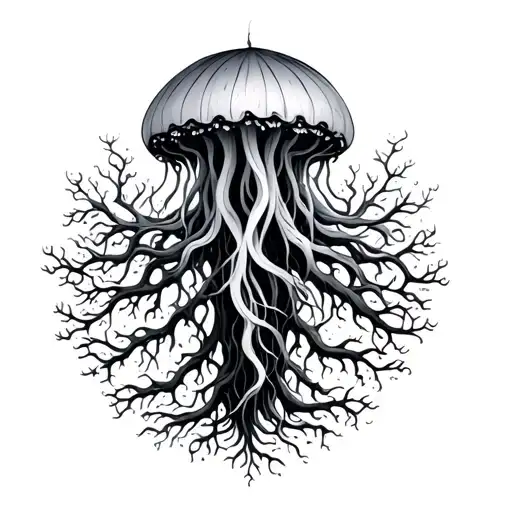 Tree Of Life In The Form Of A Jellyfish