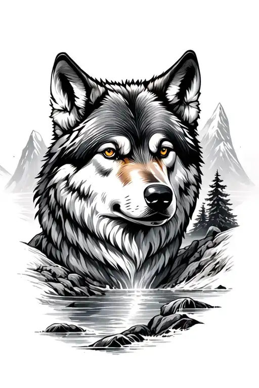 Lone Wolf Mountain Stream Flowing