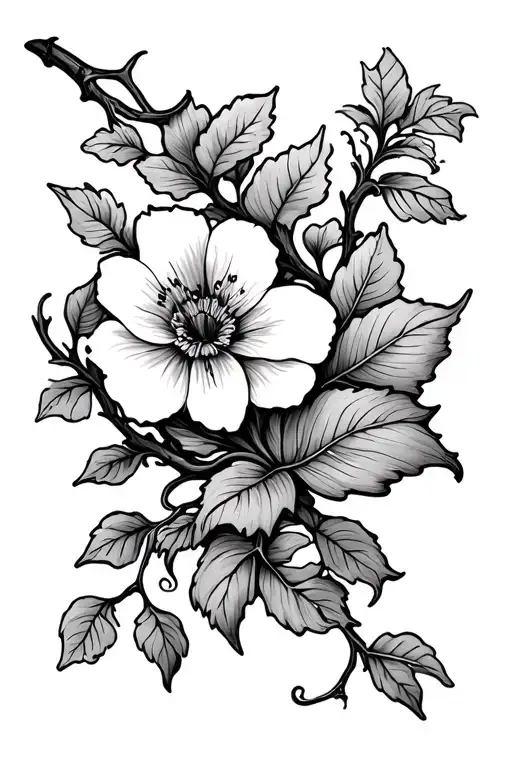 Vine With Three September Flower One February Flower Two May Flowers Come From The Vine