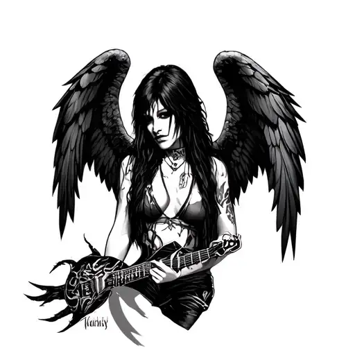 Ashley Purdy From Black Veil Brides Fallen Angel