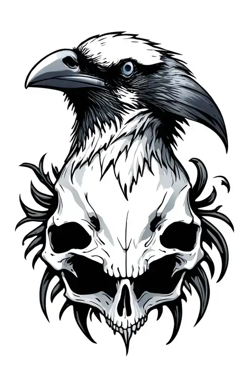 Raven Skull