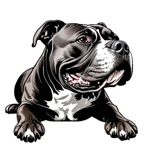 Pitbull Dog Loke And Multiple Dog Name Incorporated