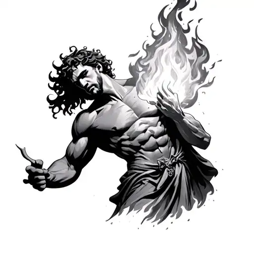 Prometheus Giving Fire