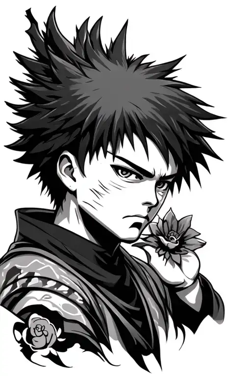 Gaara Beserk Portrait Style