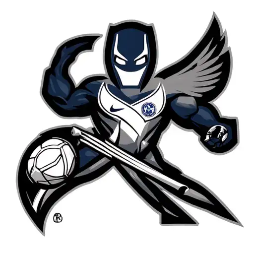 Marvel And Tottenham Hotspur Logo Incorporated