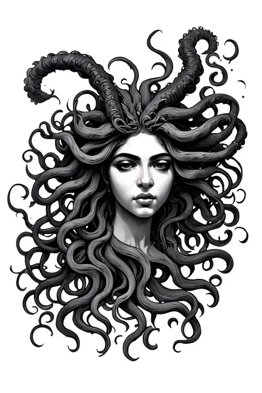 African American Medusa