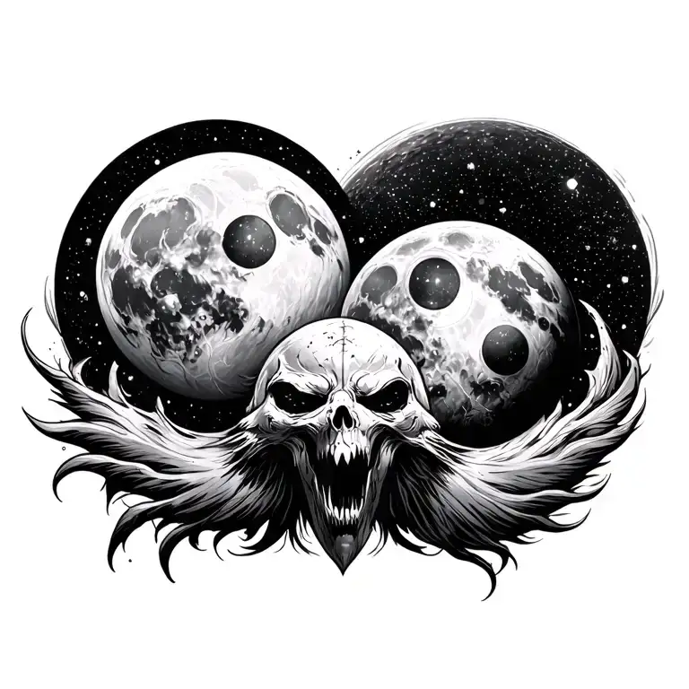 Atlas And Celestial Moons