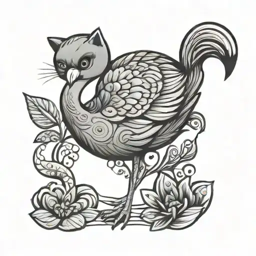 Flamingo Toy For Cats