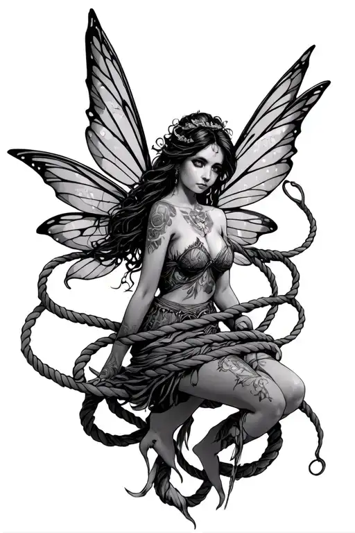 Fairy Ropes Around Her