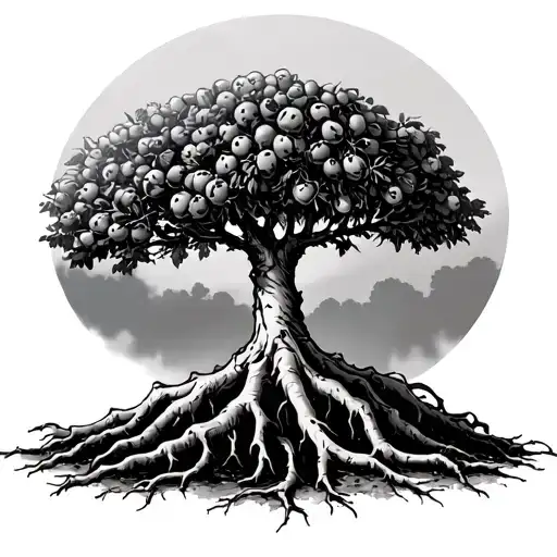 Olive Tree With 5 Roots