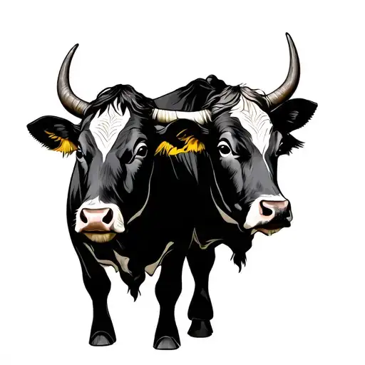 Two Headed Cow No Horns