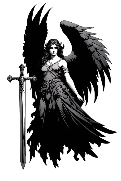 Arch Angel With Sword