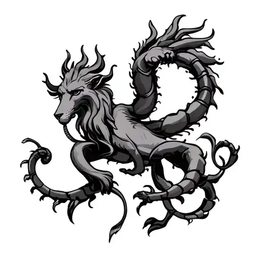 Cancer Leo Birth Sign Mix Black