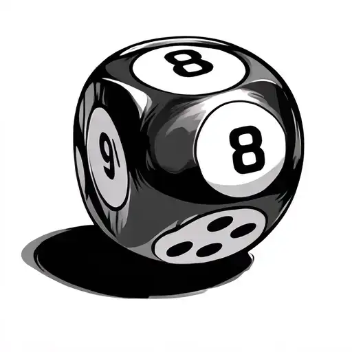 9 Ball Beer Can Dice