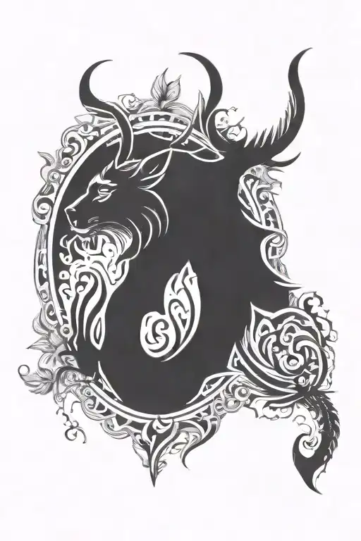 Combine Elements Of Slovakian And Scottish Folklore In A Unique Tattoo Design